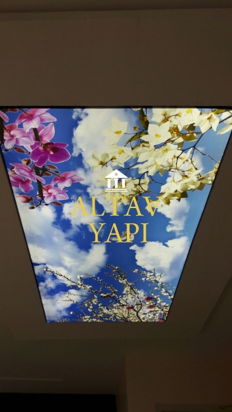Bakırköyde gökyüzü gergi tavan
