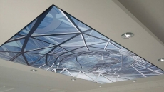 Dekoratif gergi tavan, �ekilli barisol tavan