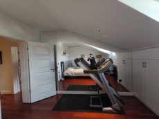 Yatak odas� ayna duvar kaplama