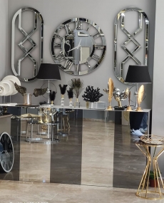 Aynal� Saat Modelleri,  Aynal� Duvar Saatleri